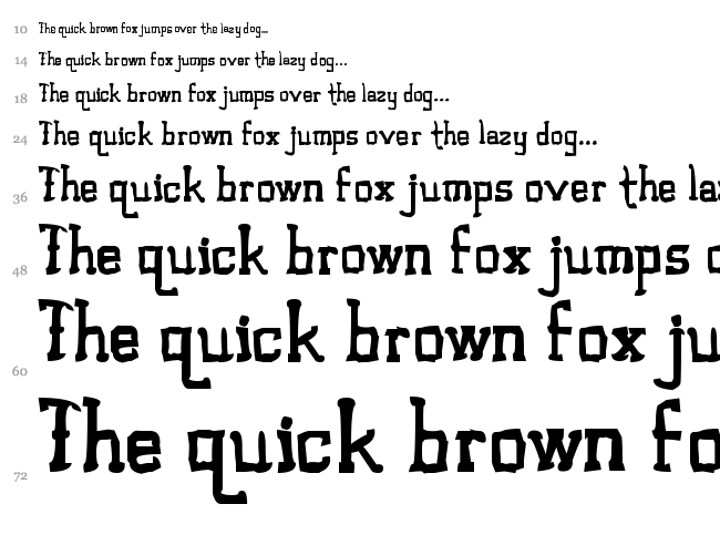 Vloderstone font waterfall